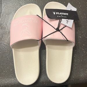 NWT Playboy Slides